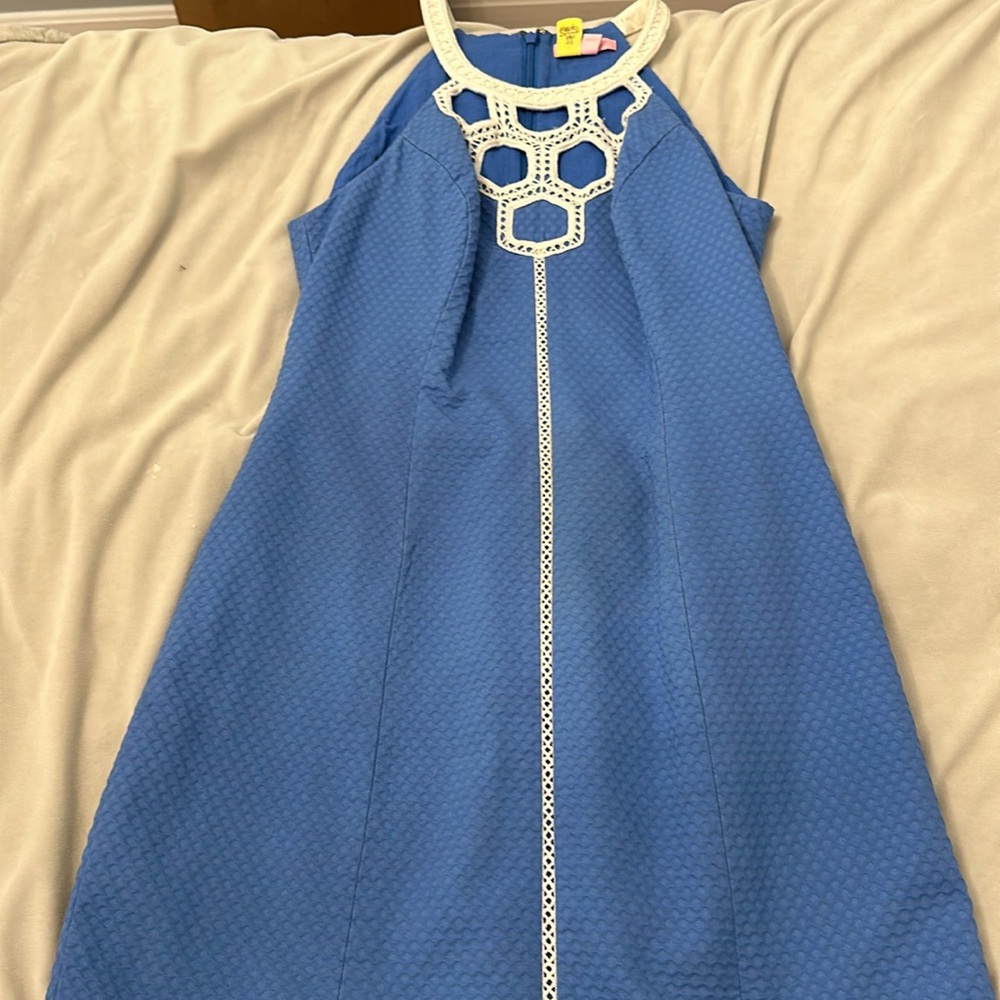 Lily Pulitzer Blue and White coastal dress!!